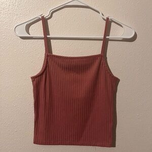 Love J Ribbed Camisole - Dusty Rose